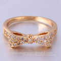 лук дизайн стерлингового серебра 925 кристалл алмаза розовый сапфир кольцо
